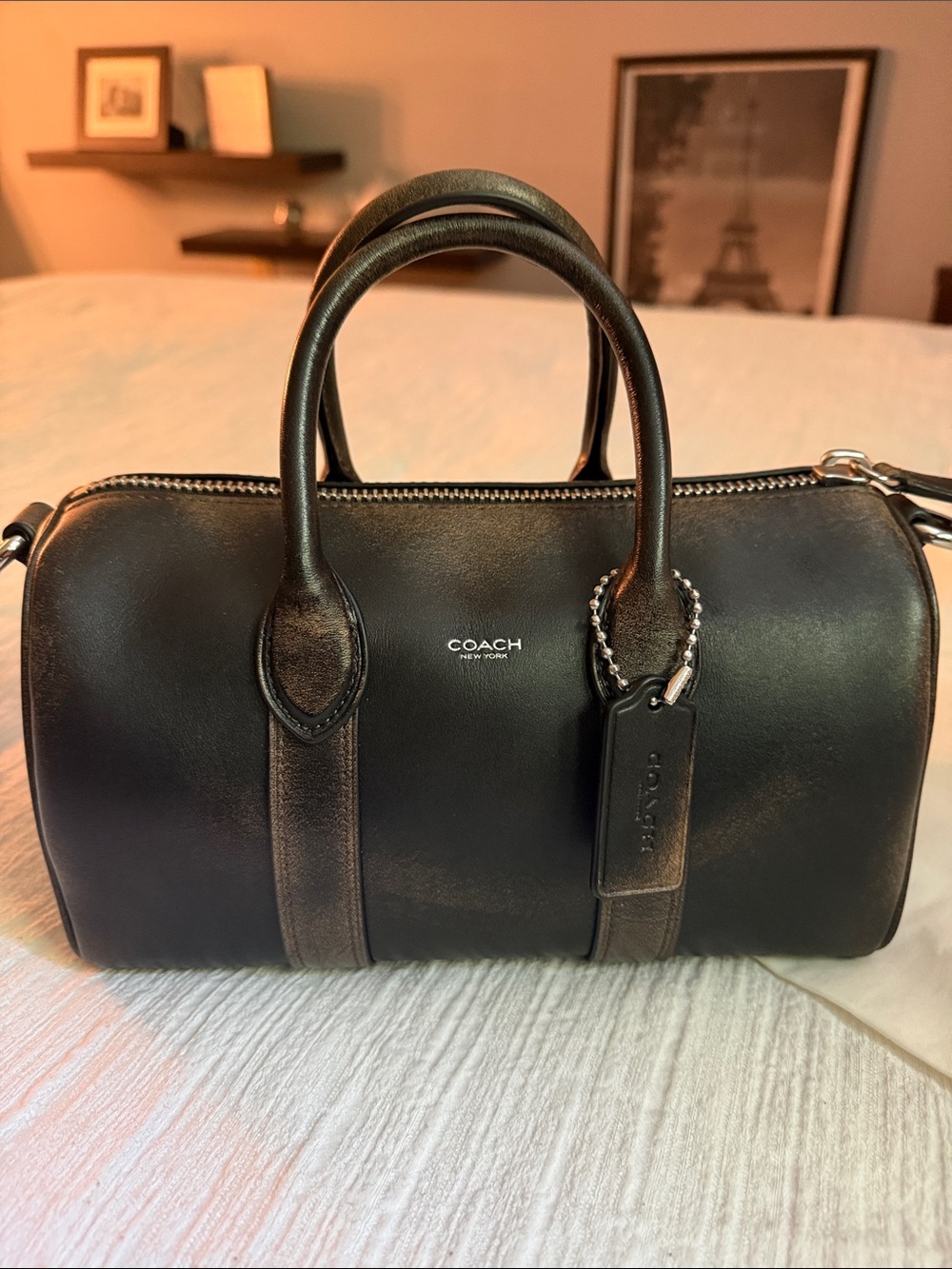 Coach Compass 25 Loved Leather